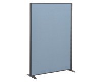 Cloisons B-Zen acoustique pleine cadre anthracite L 122 x H 160 cm