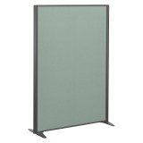 Cloisons B-Zen acoustique pleine cadre anthracite L 122 x H 160 cm