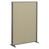 Cloisons B-Zen acoustique pleine cadre anthracite L 122 x H 160 cm