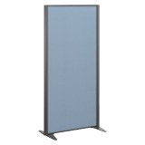 Cloisons B-Zen acoustique pleine cadre anthracite L 81 x H 160 cm