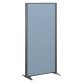 Cloisons B-Zen acoustique pleine cadre anthracite L 81 x H 160 cm