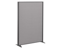 Cloisons B-Zen acoustique pleine cadre gris argile - sans piètement