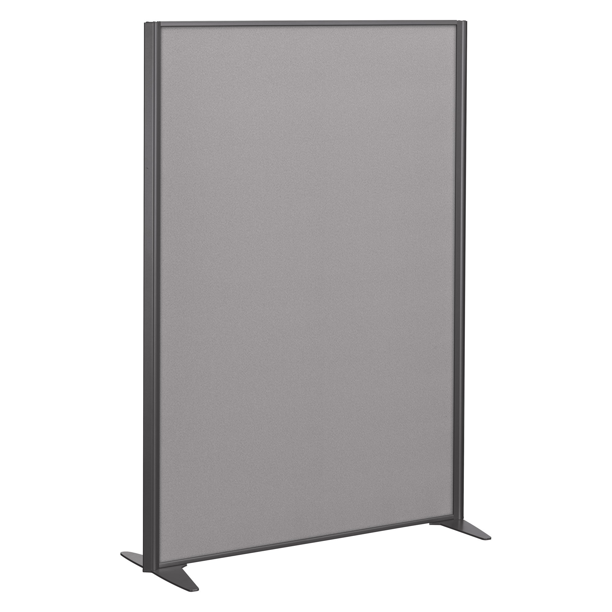 Cloisons B-Zen acoustique pleine cadre gris argile - sans piètement