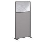 Cloison acoustique B-Zen semi vitrée L 81 cm - sans piètement