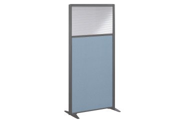 Cloison acoustique B-Zen semi vitrée - sans piètement