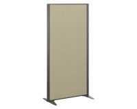 Cloisons B-Zen acoustique pleine cadre anthracite L 81 x H 180 cm