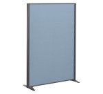 Cloisons B-Zen acoustique pleine cadre anthracite L 122 x H 180 cm