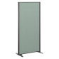 Cloisons B-Zen acoustique pleine cadre anthracite L 81 x H 180 cm