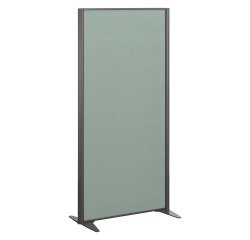 Cloisons B-Zen acoustique pleine cadre anthracite L 81 x H 180 cm