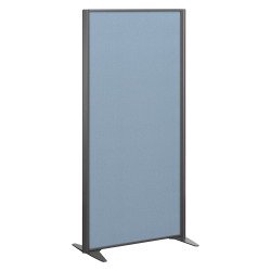Cloisons B-Zen acoustique pleine cadre anthracite L 81 x H 180 cm