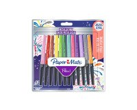 Viltstift Papermate Flair Metallic medium schrift - blister van 12