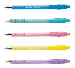 Bolígrafo Paper Mate Flexgrip Ultra cuerpo pastel retráctil punta media 1 mm tinta azul - Blister de 5 azul