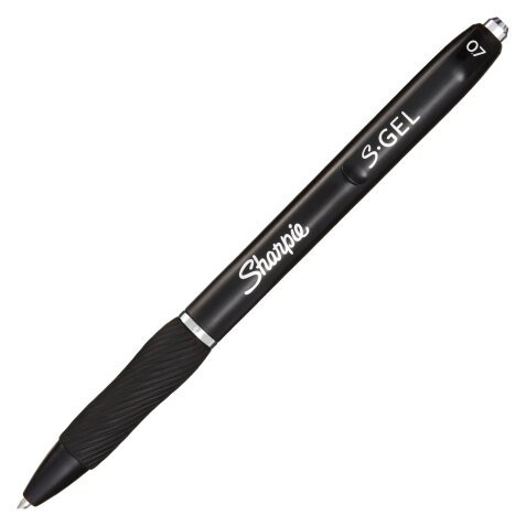 Stylo roller Sharpie S-Gel rétractable pointe 0,7 mm - écriture moyenne