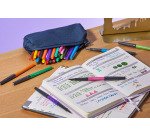 Stylo feutre Paper Mate Flair Métallique écriture moyenne - Pochette de 12