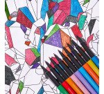 Stylo feutre Paper Mate Flair Métallique écriture moyenne - Pochette de 12