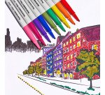 Stylo feutre Papermate Flair Bold écriture large - Blister de 12