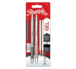 Stylo roller Sharpie S-Gel métallisés rétractable pointe 0,7 mm - écriture moyenne - Blister de 2 stylos et 2 recharges