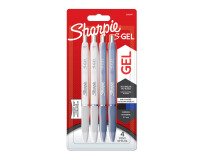 Bolígrafo roller Sharpie S-Gel Fashion retráctil punta 0,7 mm - Escritura media - Blister de 4