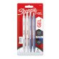 Stylo roller Sharpie S-Gel Fashion rétractable pointe 0,7 mm - écriture moyenne - Blister de 4