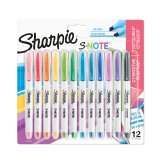 Markeerstift Sharpie S-Note assortiment pastel - blister van 12