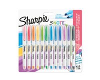 Subrayador Sharpie S-Note colores surtidos pastel - Blister de 12