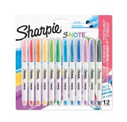 Subrayador Sharpie S-Note colores surtidos pastel - Blister de 12