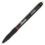 Stylo roller Sharpie S-Gel rétractable pointe 0,7 mm rouge - écriture moyenne