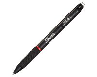 Roller pen Sharpie S-Gel retractable 0.7mm tip red - medium writing