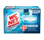 Tavolette per sanitari Wc Net Profumoso Anti batterico 4 unità