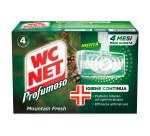 Tavolette per sanitari Wc Net Profumoso Anti batterico 4 unità da 34 g