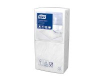 Cocktailservet tissue 2-laags 24 x 24 cm, wit - Pak van 200