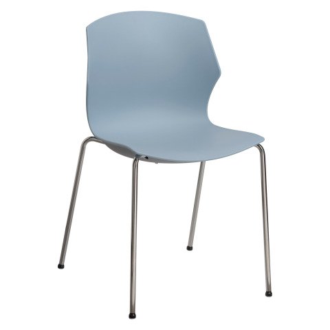 Silla De Frill gris azulado