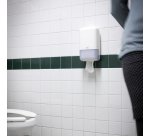 Distributeur papier toilette Maxi-Pack Tork T3 plastique blanc