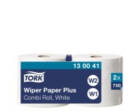 Bobine d'essuyage Tork W1/2 Advanced Plus Blanc - longueur 255 m