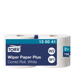 Bobine d'essuyage Tork W1/2 Advanced Plus Blanc - longueur 255 m