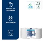 Bobine d'essuyage Tork Advanced Wiper 420 Blanc