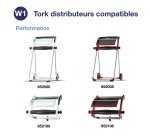 Cleaning paper roll Tork W1 Plus blue length 510 m