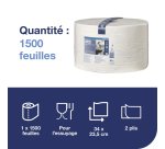 Cleaning paper roll Tork W1 Plus blue length 510 m