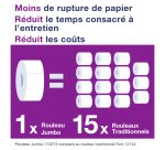 Papier toilette Maxi Jumbo double épaisseur Tork T1 Advanced - 6 rouleaux de 360 m