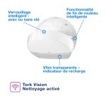 Distributeur papier toilette rouleau Maxi-Jumbo Tork T1 plastique