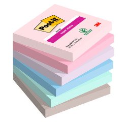 Post-it Super Sticky Soulful 76 x 76 mm 6 unità da 90 fogli