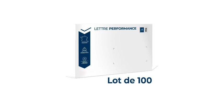 Enveloppe Prêt-à-Poster Lettre Performance 50 g 162 x 229 mm (C5) - Paquet de 100