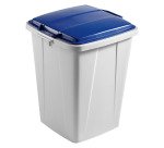 Poubelle Durabin 90 litres tri sélectif Durable, couvercle bleu