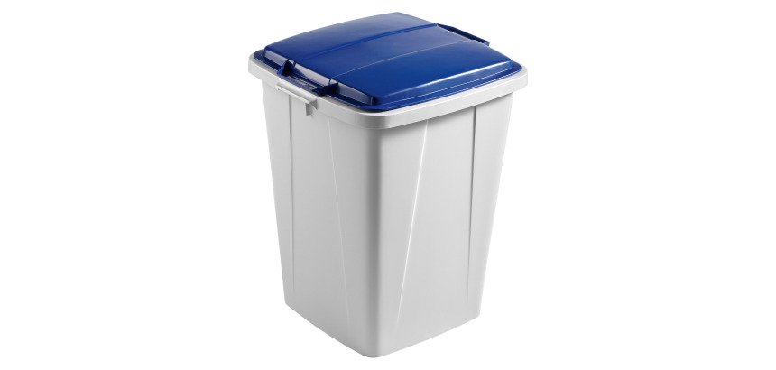 Poubelle Durabin 90 litres tri sélectif Durable, couvercle bleu