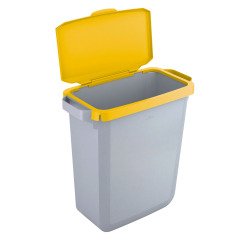 Contenedor de residuos Durabin 60L Durable con tapa amarillo