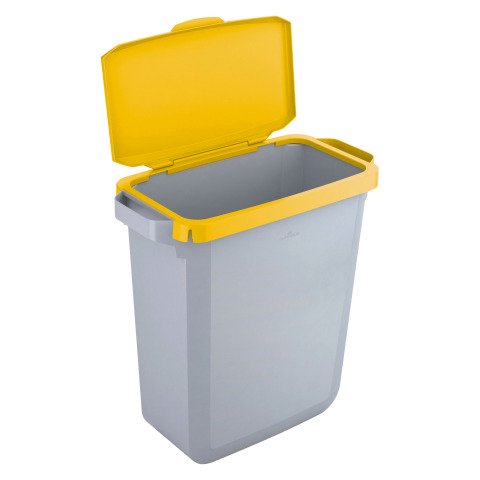 Contenedor de residuos Durabin 60L Durable con tapa amarillo