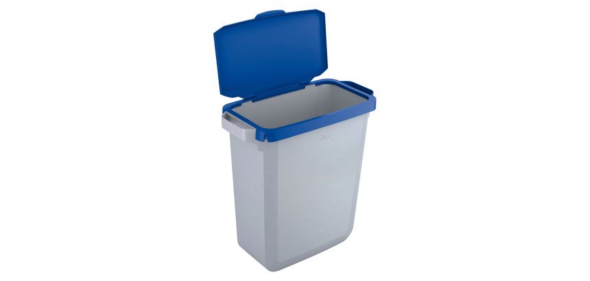 Poubelle Durabin 60 litres tri sélectif Durable, couvercle bleu