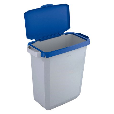 Poubelle Durabin 60 litres tri sélectif Durable, couvercle bleu