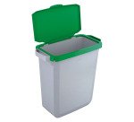 Poubelle Durabin 60 litres tri sélectif Durable, couvercle vert