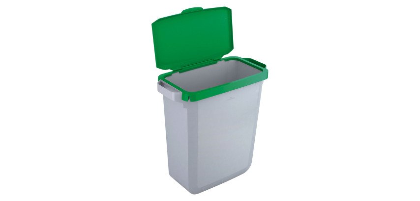 Poubelle Durabin 60 litres tri sélectif Durable, couvercle vert